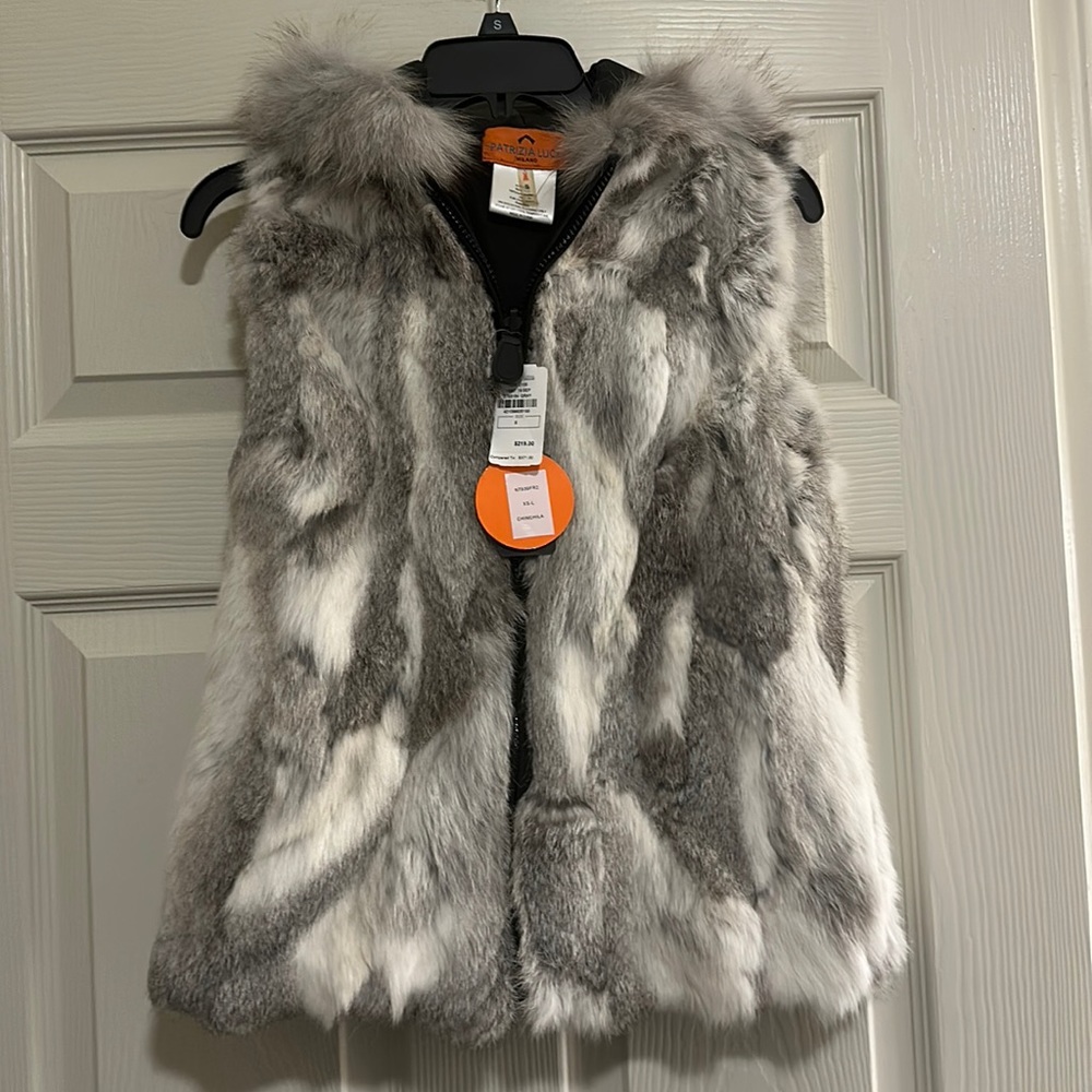 Real Fur hooded Vest